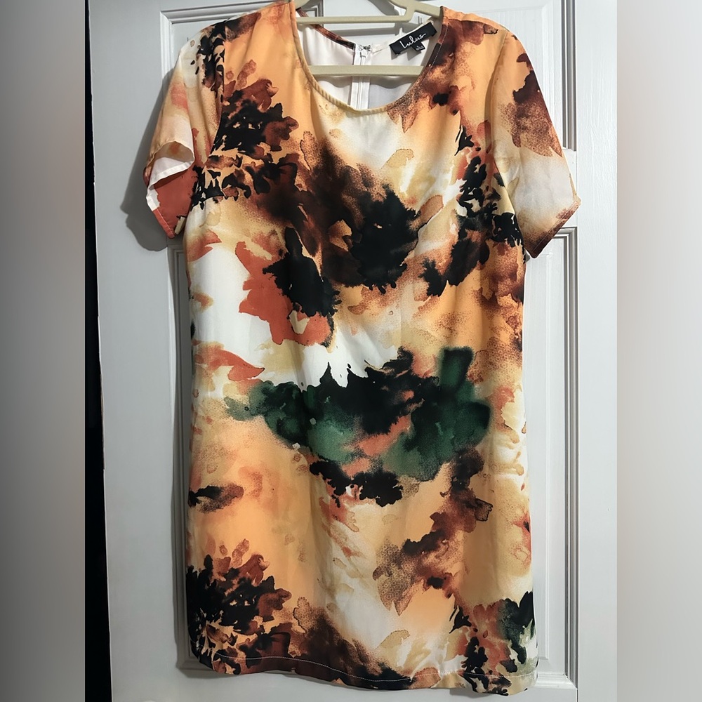 Lulus Shift dress fun floral pattern size L
